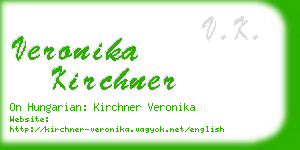 veronika kirchner business card